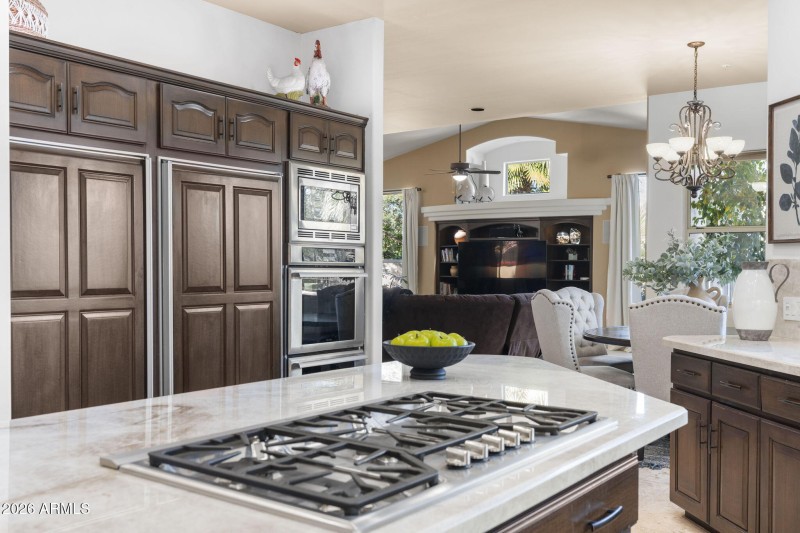 Opens to Family Room