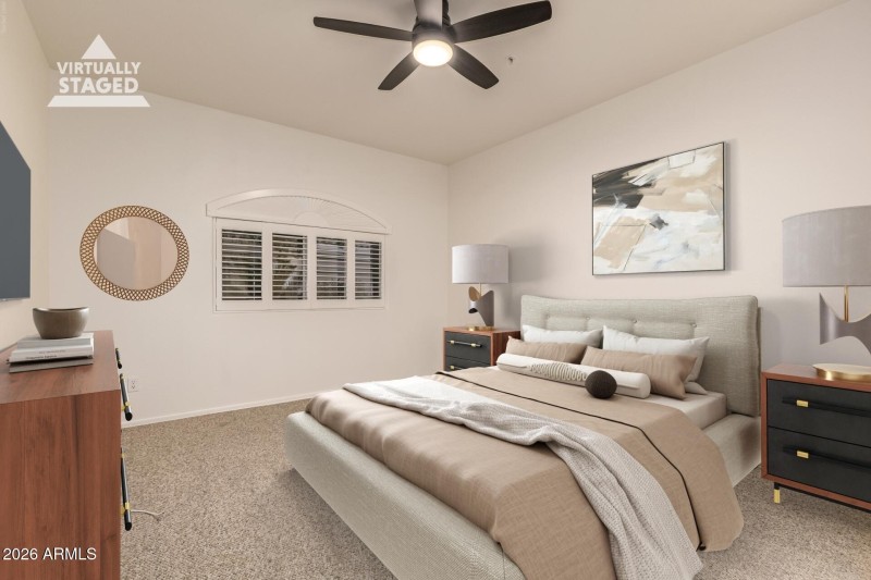 STAGED - Primary Bedroom
