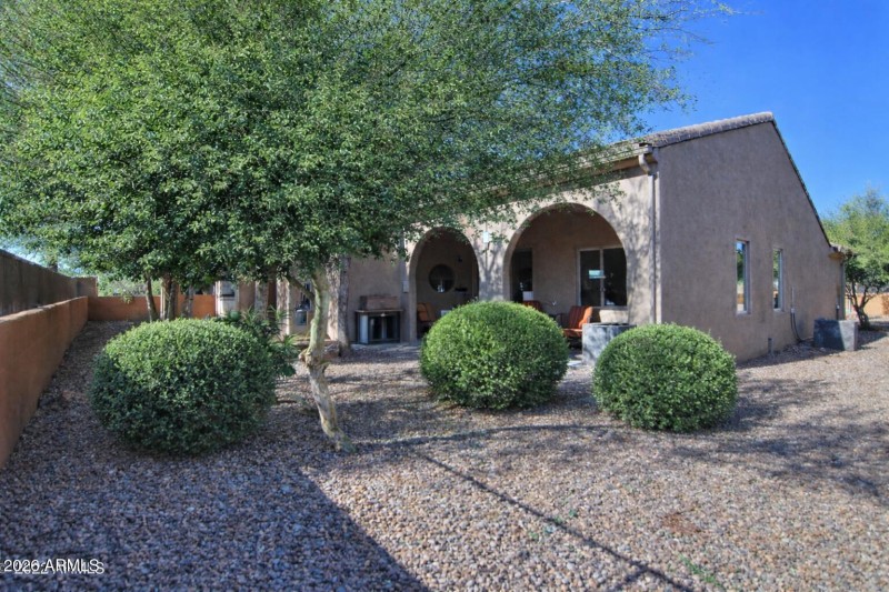 Back of Villa