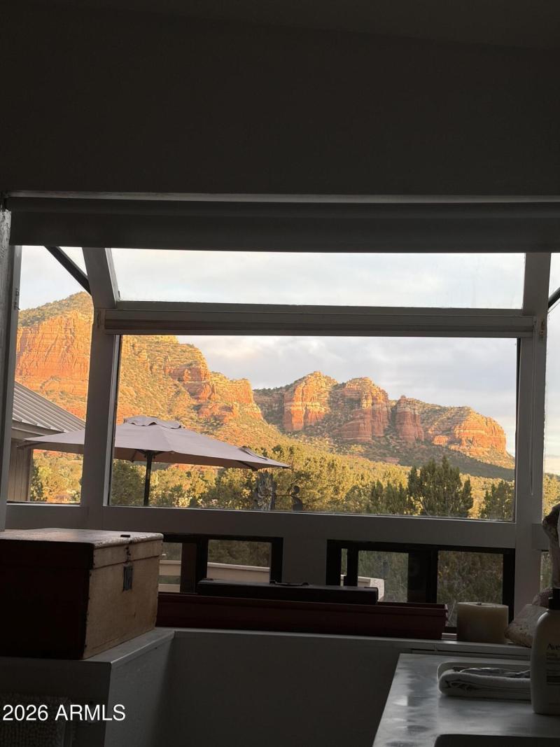 from inside