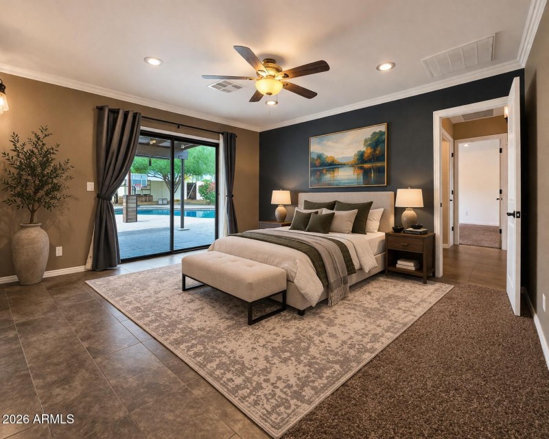 Primary Suite With Patio Access