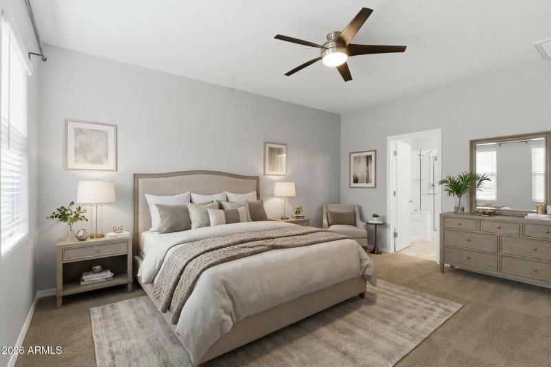 1-Virtually Staged Primary Bedroom