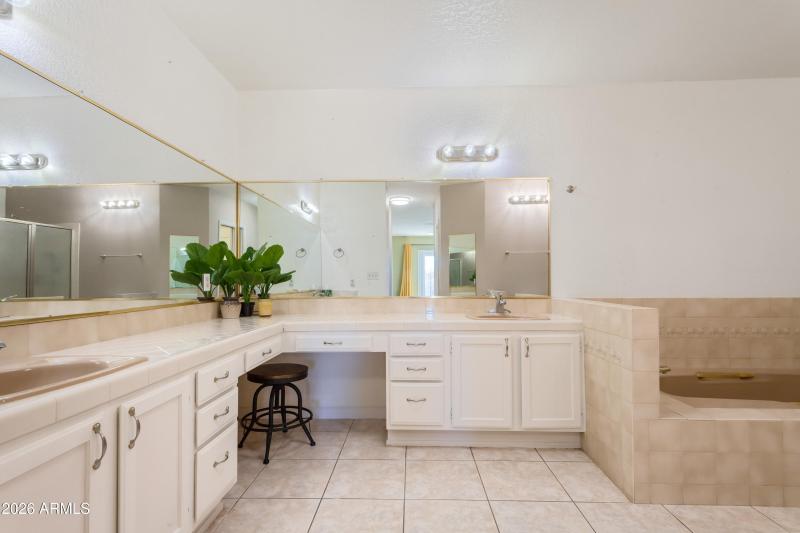 Large primary bathrooom