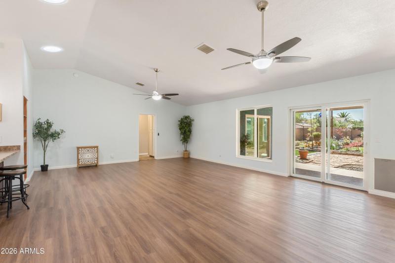 Family room/dining room