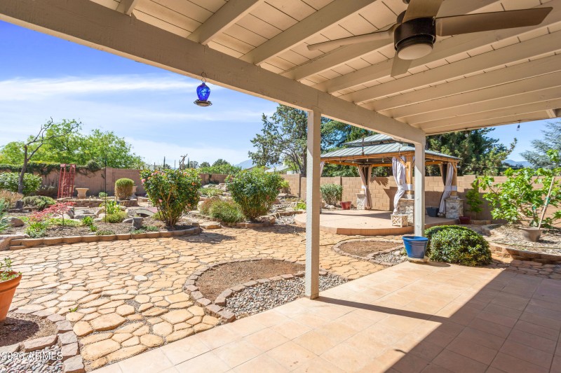 Covered patio