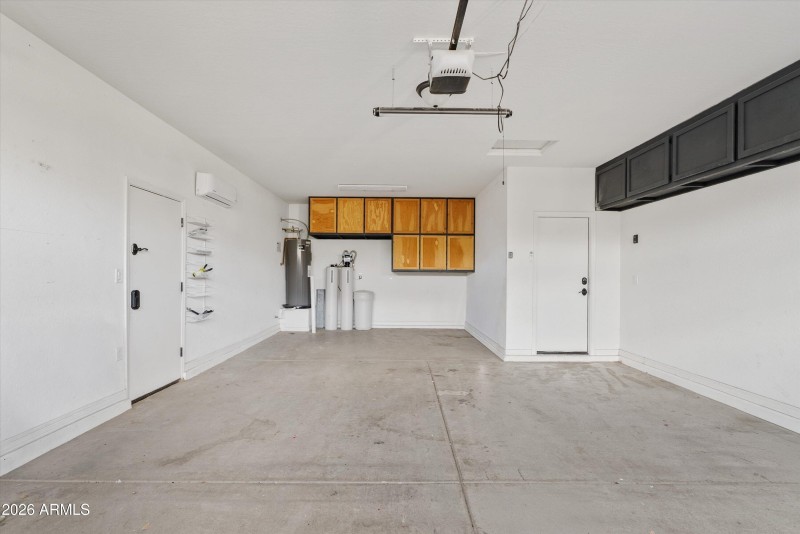 Extended Garage with Built-In Storage