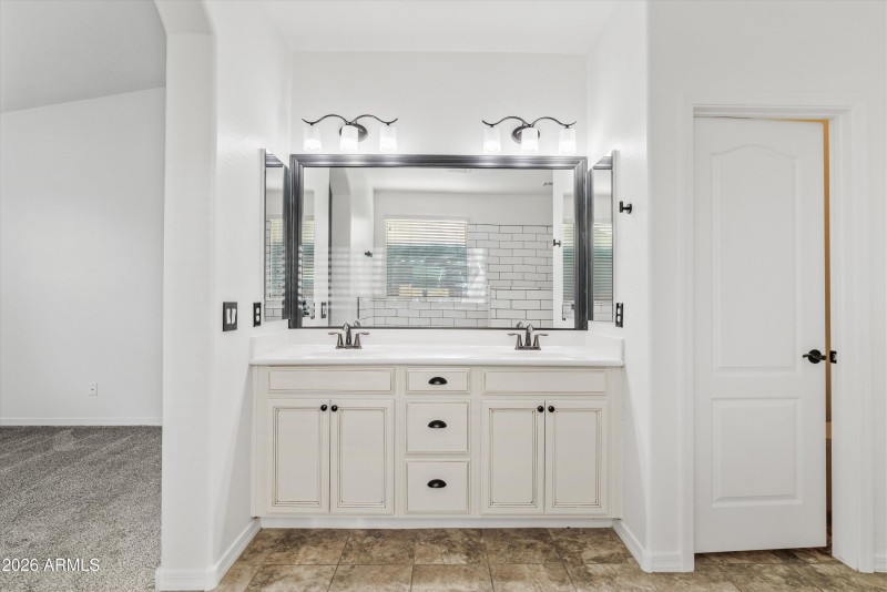 Primary Double Vanity