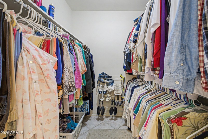 Generous Walk-in Closet