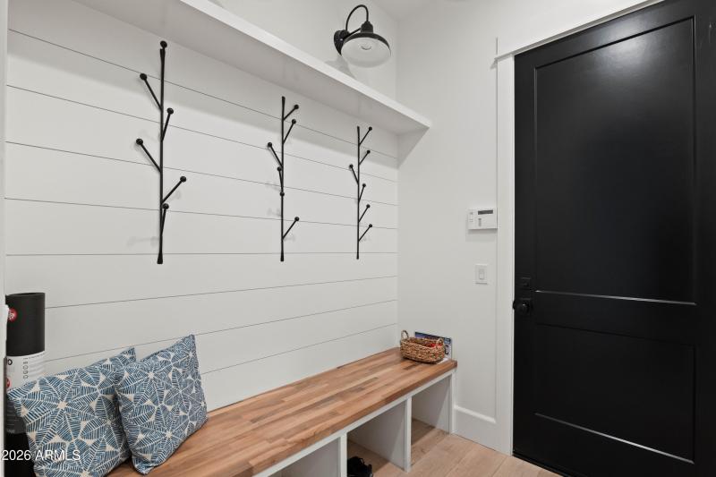 Mudroom off of Garage Entry