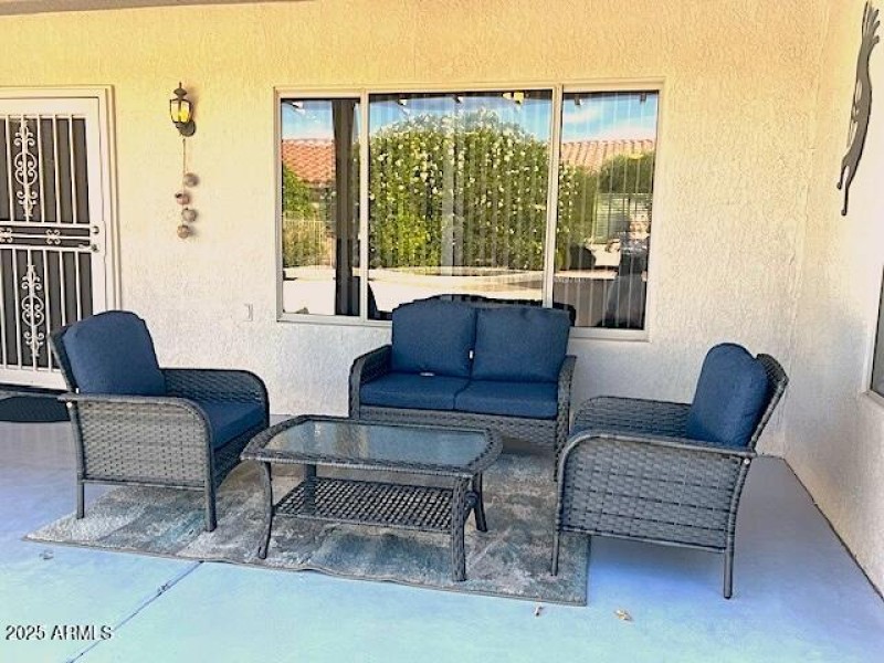 Back yard area