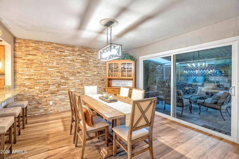 Dining area