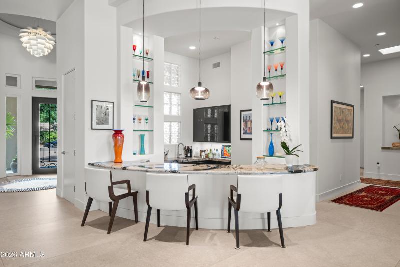 Bar area