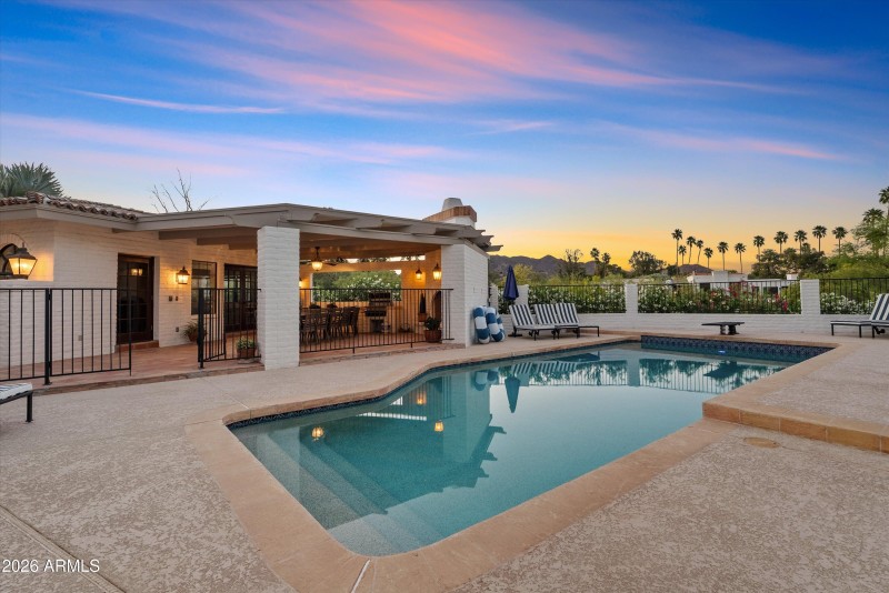 Pool and Casita Patio