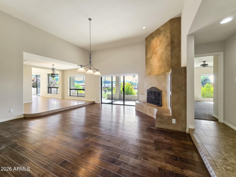 Great Room with a cozy fireplace