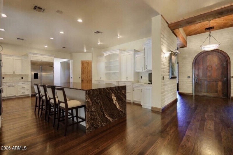 Updated modern looking kitchen repainted