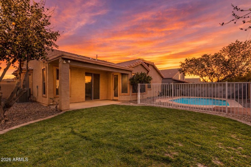 Backyard Sunset