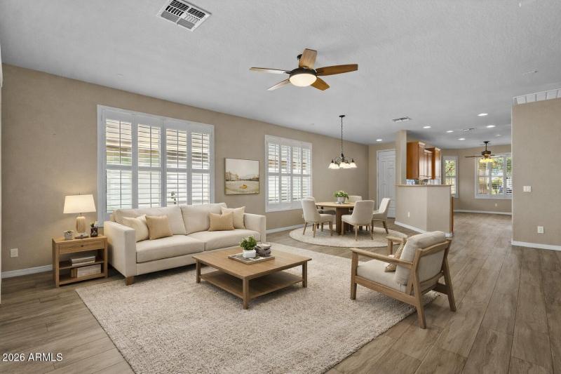 Great Room - Virtually Staged