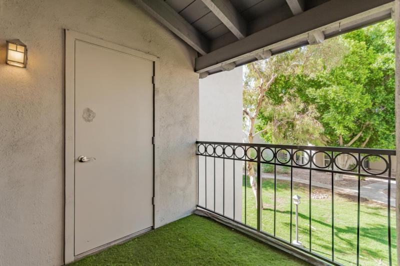 BALCONY OVERLOOKING COMMON AREA