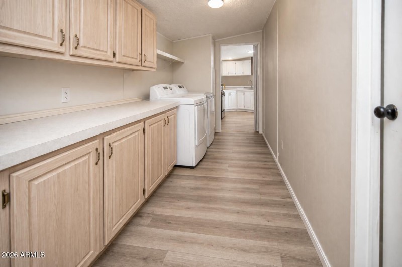 laundry and hallway