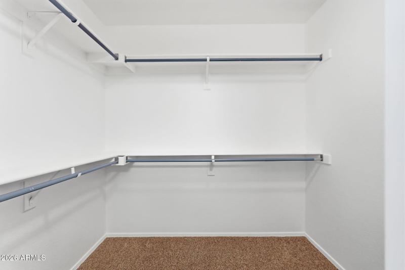 Master walk in closet