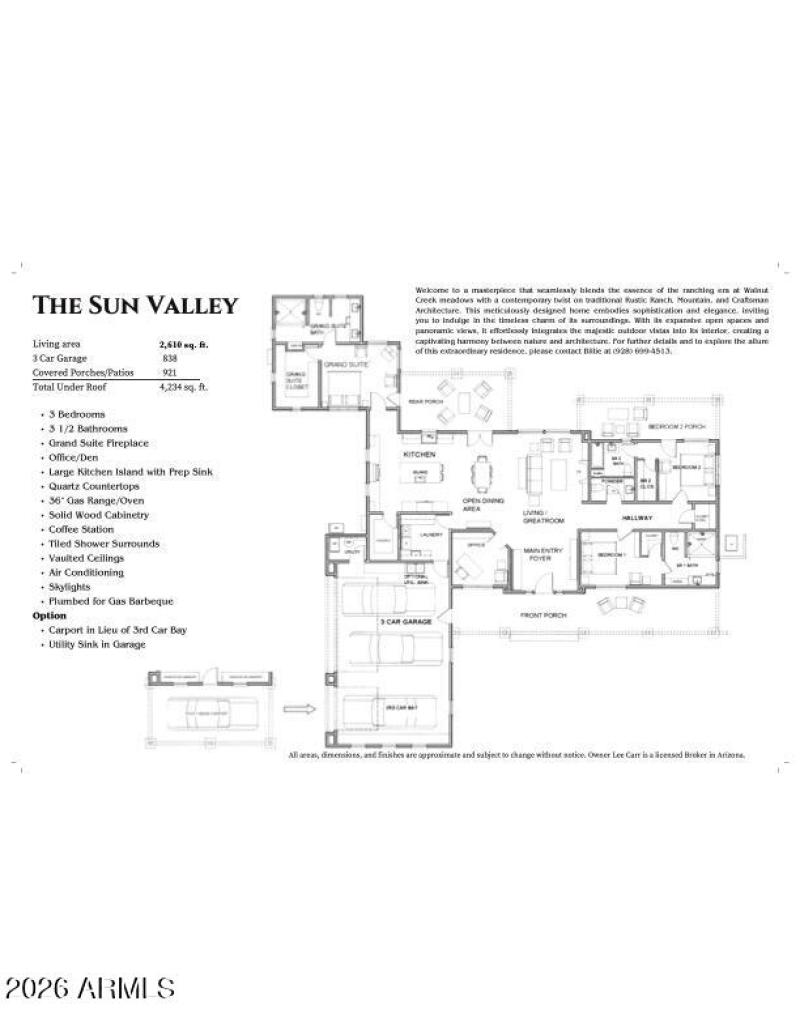 The Sun Valley Floor Plan