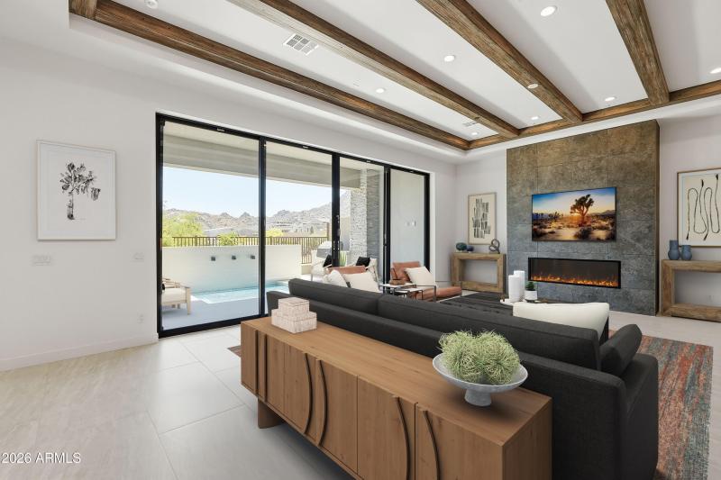 Virtually Staged Great Room