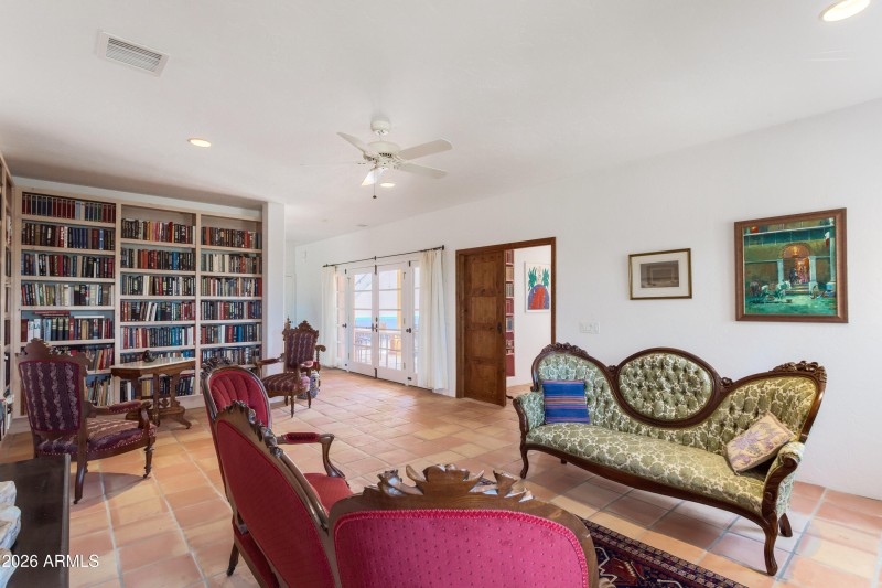 Living Room & Reading Area