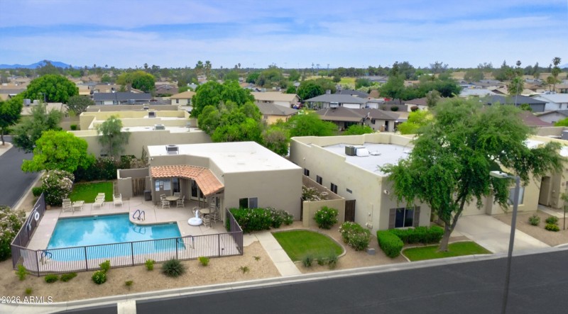 The pool next door