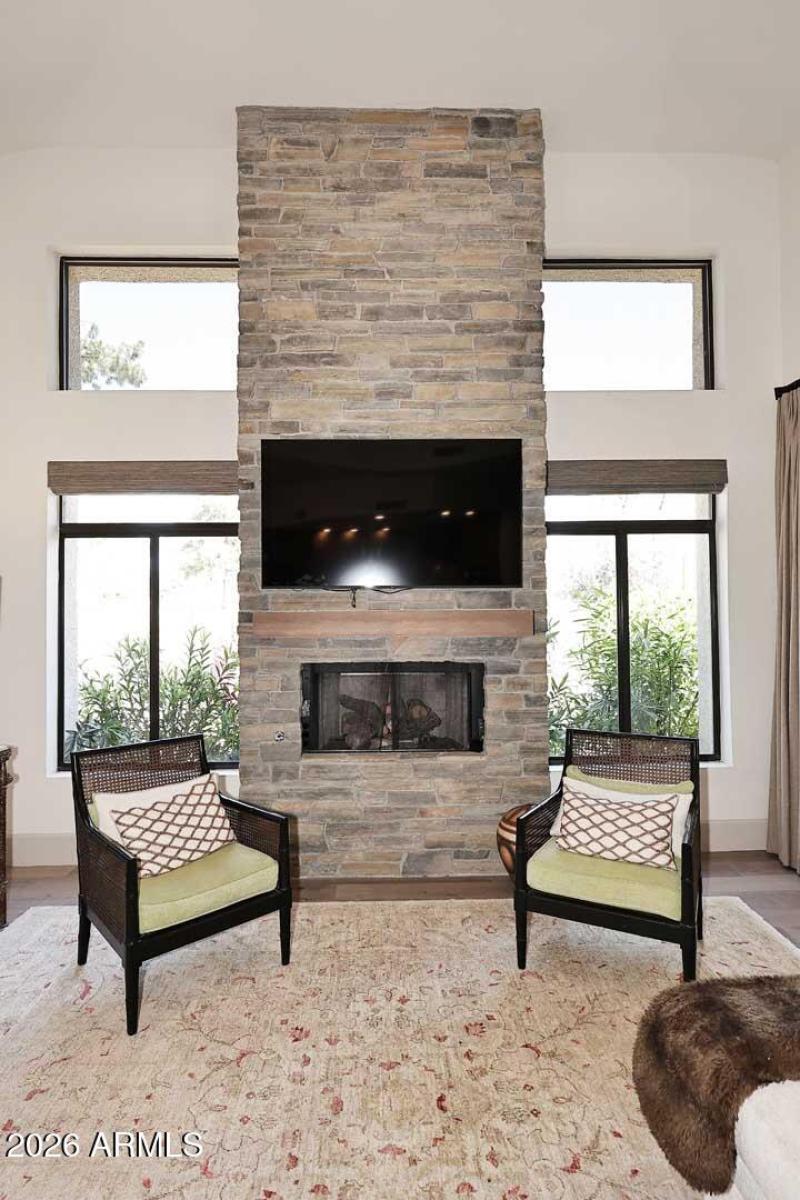Family Room-Fireplace