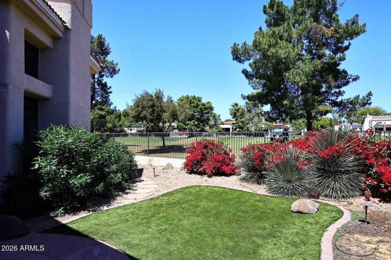 Grass Area-Golf Course View