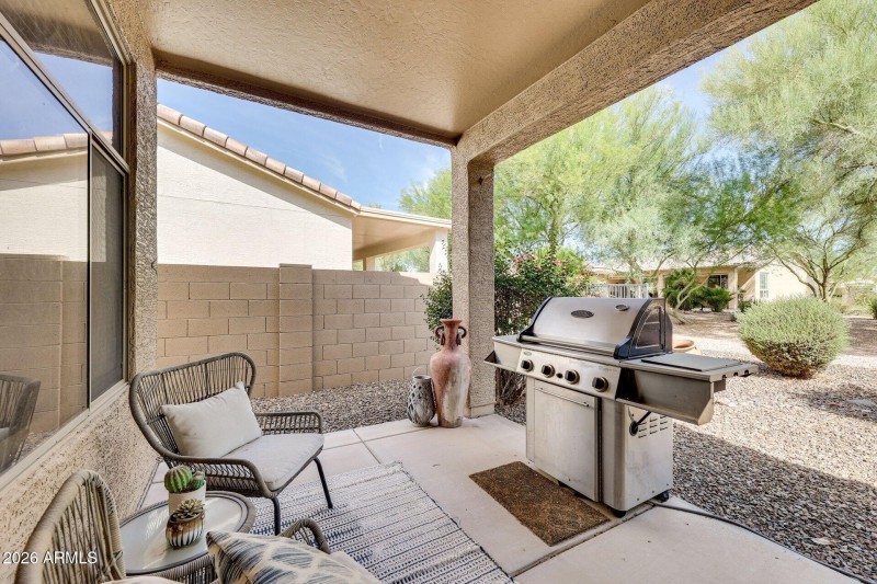 Back patio