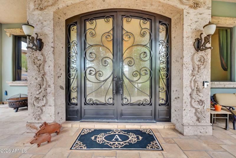 Iron Front Door