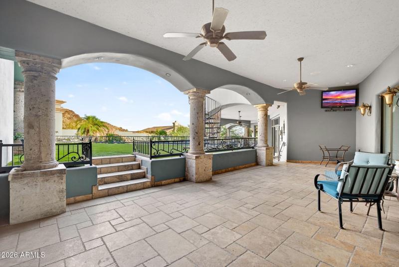Covered Patio off Secondary Bedrooms