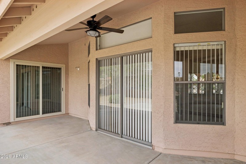 Back patio