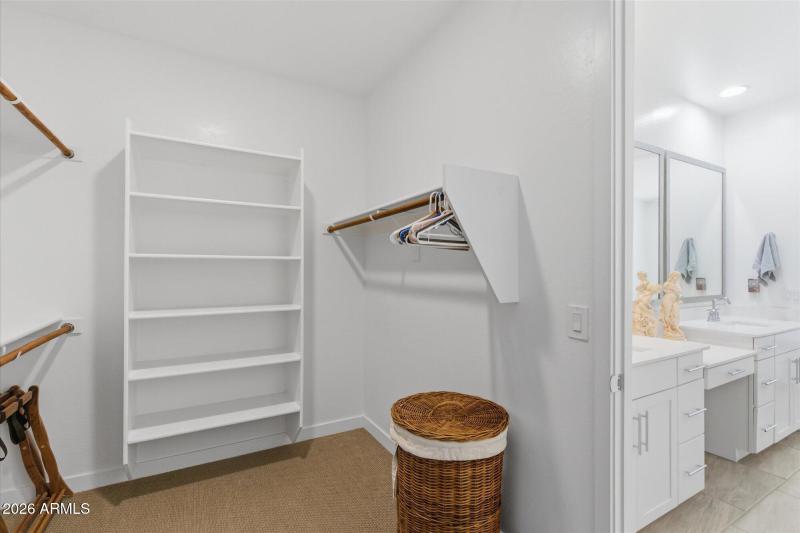 Primary Walk in Closet