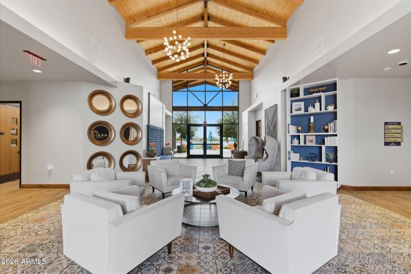 Inside clubhouse at Heritage Asante