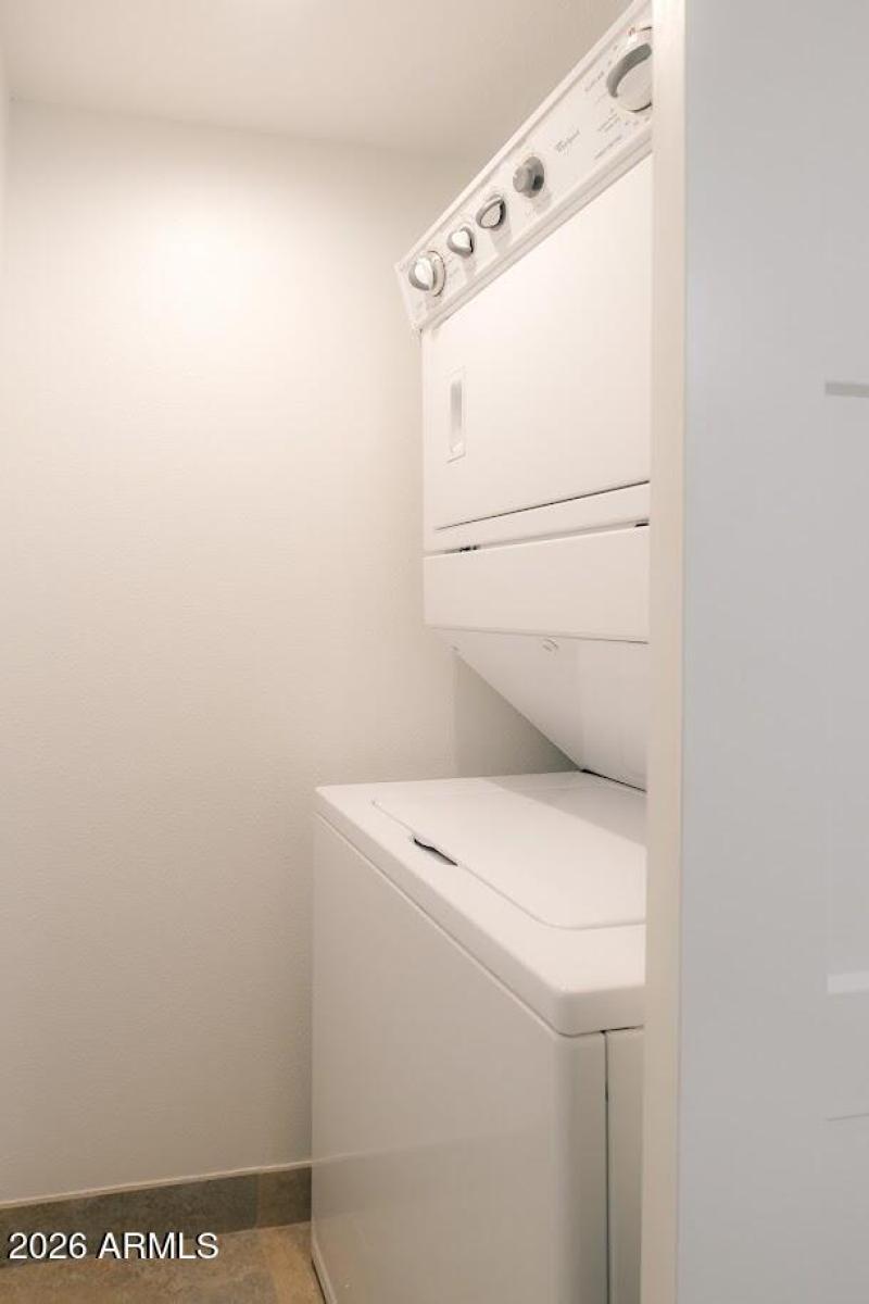 Washer and Dryer in the unit
