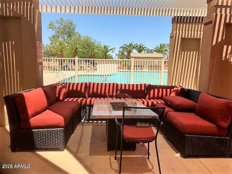 outdoor patio seating