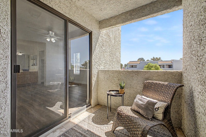Private patio