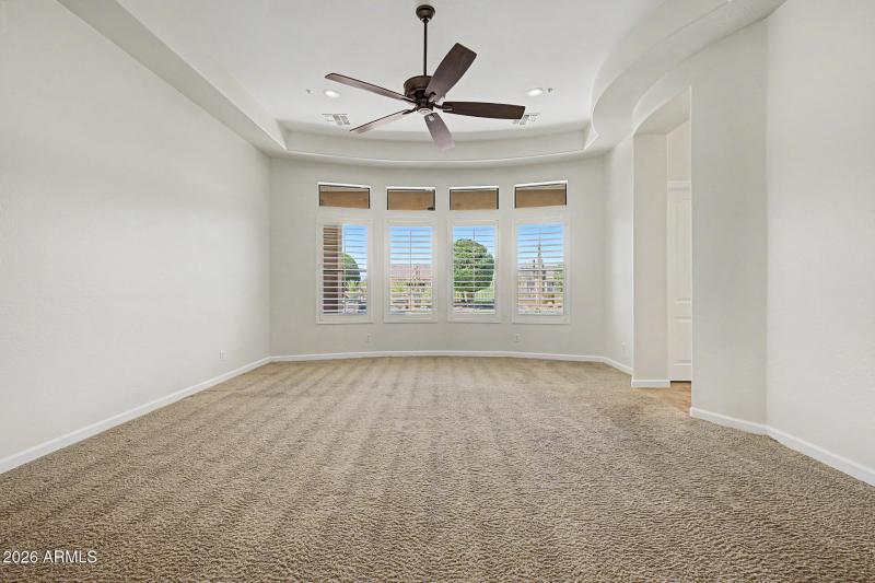Beautiful coffered ceilings