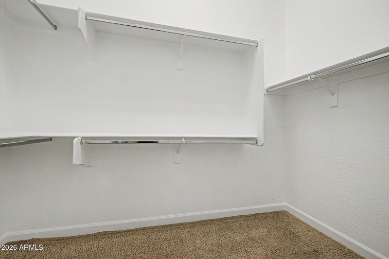 Featuring dual walk-in closets