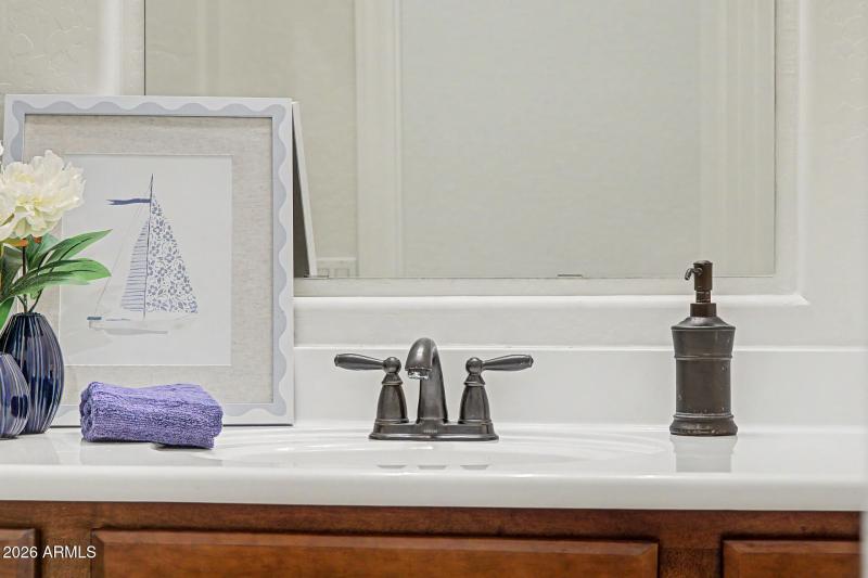 Guest powder room