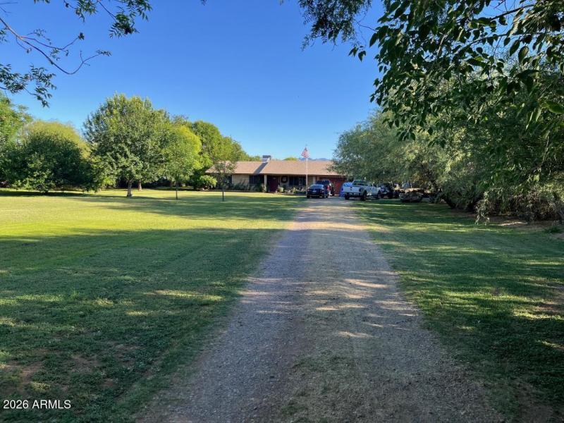 Driveway to main house