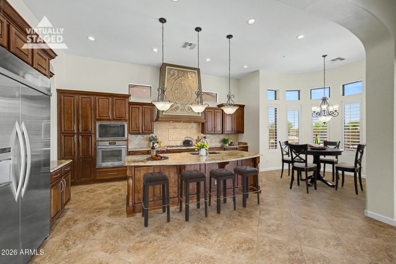 Large kitchen area