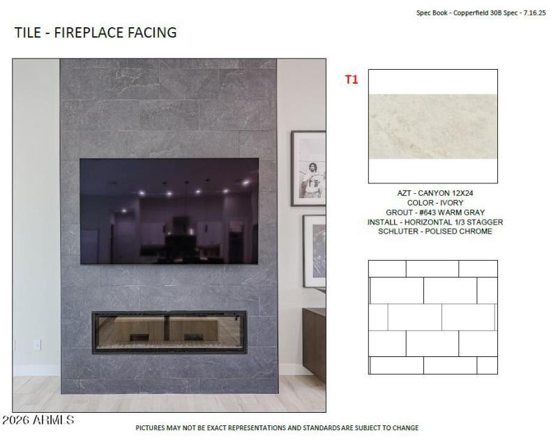 Fireplace Tile Facing