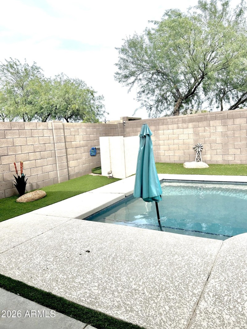 Backyard Pool View 4