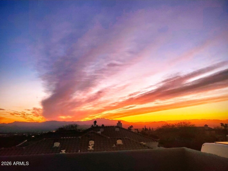 Sunrise from the home
