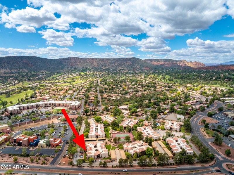 Aerial Red Rock View