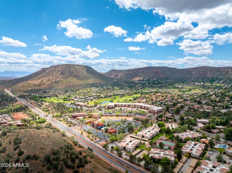 Aerial Red Rock View