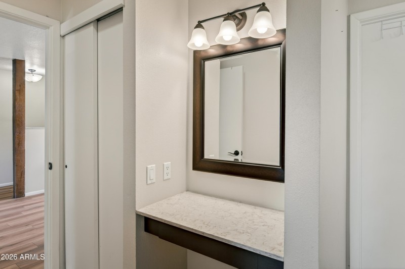 Linen Closet & Vanity